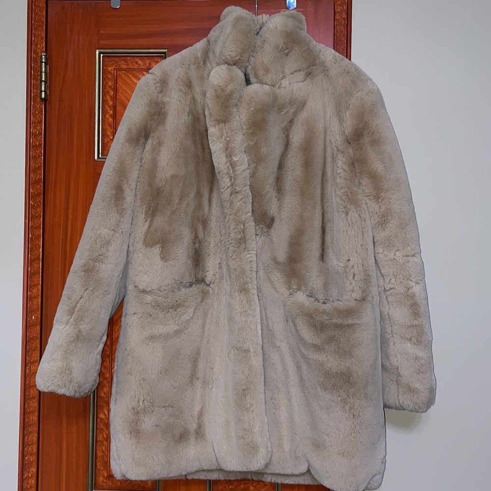 Apparis faux fur coat